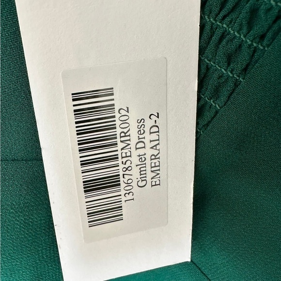 NEW NWT Reformation Gimlet Dress in Emerald Green Size 2 - Picture 10 of 10